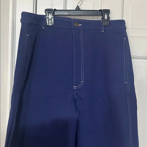 Anthropologie mauve curve puddle pants size 14 tall - Picture 4 of 6